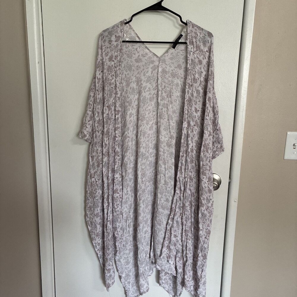 Final Touch Floral Purple Women’s Cardigan